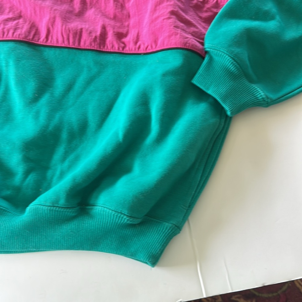 Eddie Bauer Vintage Colorblock Pullover Sweatshirt size Medium - Picture 5 of 8